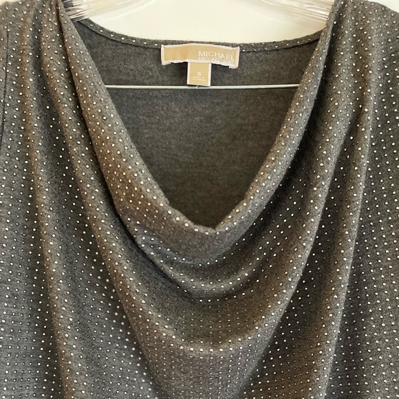 Michael Kors Polkadot Cowl Neck Blouse - Picture 3 of 7